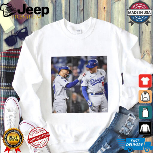 Official Mookie Betts And Freddie Freeman Los Angeles Dodgers Mama There Goes That Man t shirt