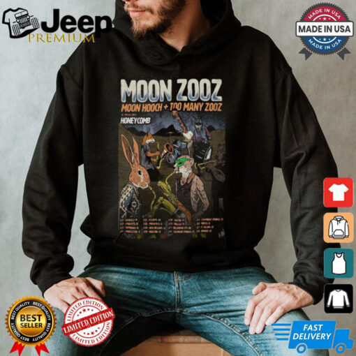 Official Moon Hooch & Too Many Zooz Moon Zooz Tour 2025 Poster Shirt