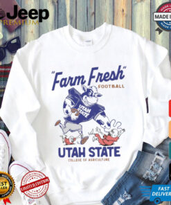 Official Mootah State Farm Fresh Football Utah State College Of Agriculture Graphic t shirt