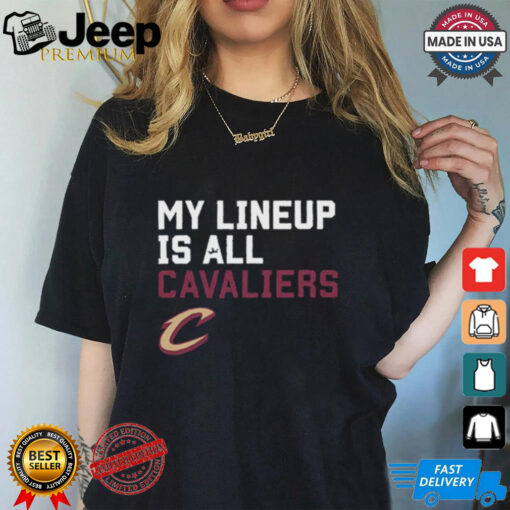 Official My Lineup Is Cleveland Cavaliers NBA t shirt