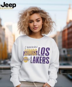 Official NBA Noches Ene Be A Training 2024 Los Angeles Lakers Somos Los Lakers Shirt