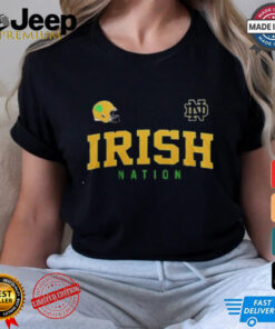 Official NCAA Notre Dame Fighting Irish Damn Right I Am An Irish Fan Win Or Lose T Shirt