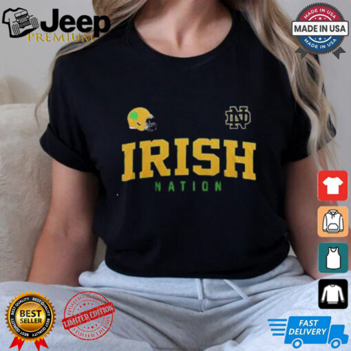 Official NCAA Notre Dame Fighting Irish Damn Right I Am An Irish Fan Win Or Lose T Shirt