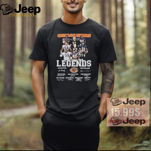 Official NFL Chicago Bears Football Team Legends SignatureT Shirt