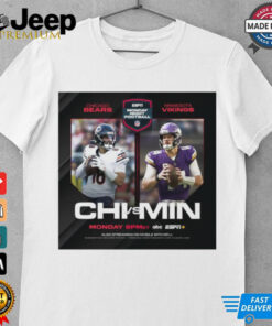 Official NFL Chicago Bears Vs Minnesota Vikings Monday Night Football Dec 16 2024 Poster t shirt