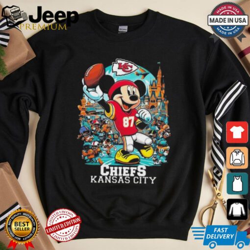 Official NFL Kansas City Chiefs Mickey Mouse 2024 Shirt