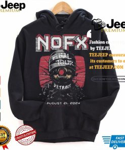 Official NOFX Aug 21 2024 Detroit MI Final Tour Painting t shirt