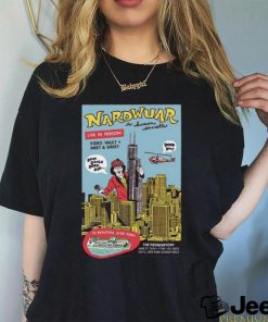 Official Nardwuar The Human Serviette June 17, 2024 The Promontory, Chicago, IL Poster shirt