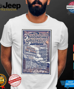 Official Nathaniel Rateliff South Of Here Tour 2024 Poster Shirt