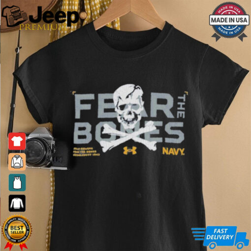 Official Navy Midshipmen 2024 Rivalry Skull & Cross Bones Performance T Shirt