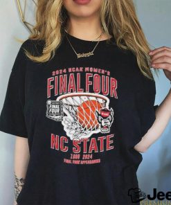Official Nc State Wolfpack 2024 NCAA Women’s Final Four 1998 2024 Final Four Appearances Shirt