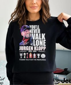 Official Never Walk Alone Coach Klopp 2015 2024 Shirt