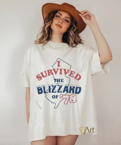 Official New Jersey I Survived The Blizzard Of ’78 T shirt