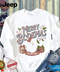 Official New Merry Bookmas Christmas 2024 t shirt