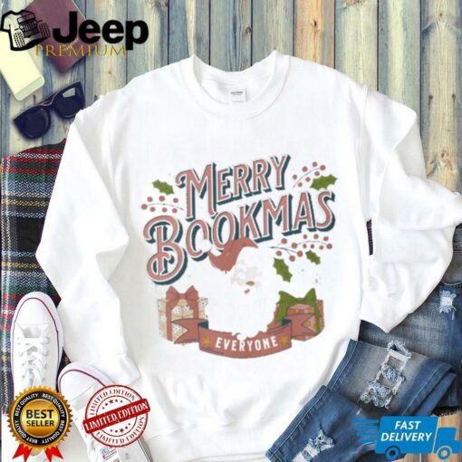 Official New Merry Bookmas Christmas 2024 t shirt