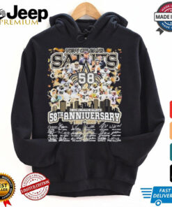 Official New Orleans Saints 58th Anniversary 1967 2025 T Shirt