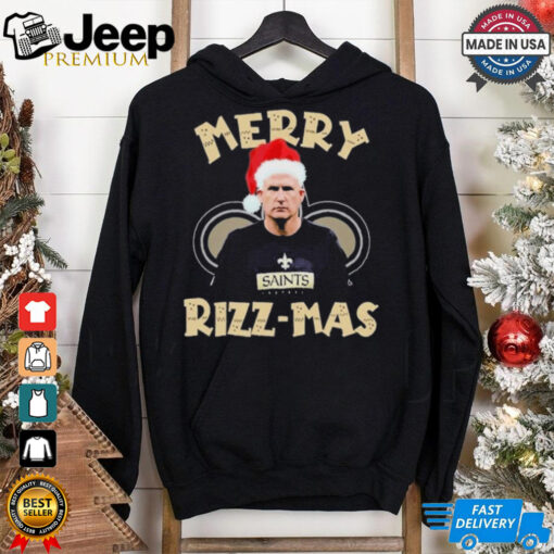 Official New Orleans Saints Happy Rizz Mas T Shirt