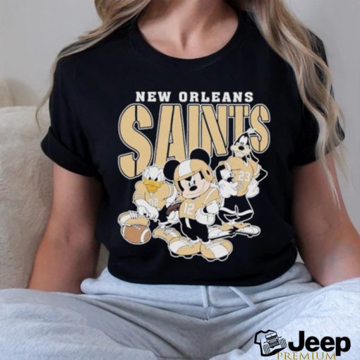 Official New Orleans Saints Mickey Donald Duck And Goofy Football Team 2024 T shirt