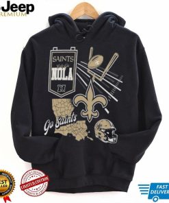 Official New Orleans Saints Split Zone Go Saints Shirt