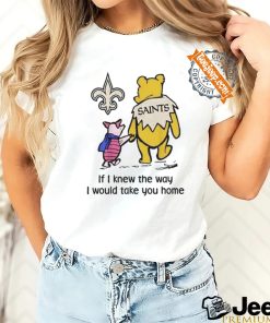 Official New Orleans Saints Winnie The Pooh I Would Take You Home T Shirt