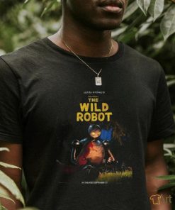 Official New Poster For The Wild Robot Releasing In Theaters On September 27 Vintage T Shirt