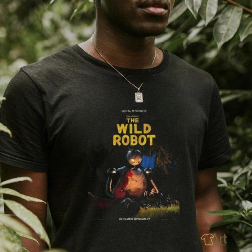 Official New Poster For The Wild Robot Releasing In Theaters On September 27 Vintage T Shirt