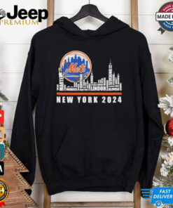 Official New York 2024 Skyline X New York Mets Baseball Shirt