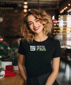 Official New York Giants Mental Health Is Health Logo Shirt