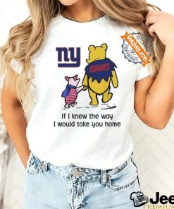 Official New York Giants Winnie The Pooh I Would Take You Home T Shirt