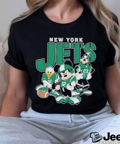 Official New York Jets Mickey Donald Duck And Goofy Football Team 2024 T shirt