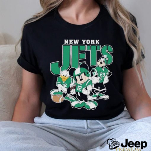 Official New York Jets Mickey Donald Duck And Goofy Football Team 2024 T shirt