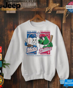 Official New York Mets vs Philadelphia Phillies 2024 National League Divisional Mascot Matchup shirt