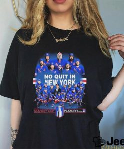 Official New York Rangers No Quit In New York 2024 Stanley Cup Playoffs Shirt