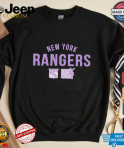 Official New York Rangers Richmond Resilient Hockey Fights Cancer Shirt