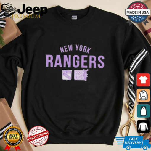 Official New York Rangers Richmond Resilient Hockey Fights Cancer Shirt