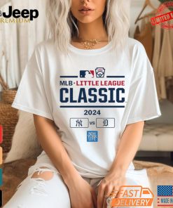 Official New York Yankees vs Detroit Tigers 2024 MLB Little League Classic Game Shirt