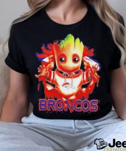 Official Nfl Denver Broncos Baby Groot Shirt