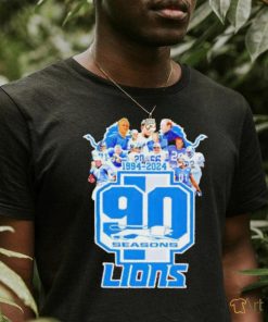 Official Nfl Detroit Lions 90 Seasons T shirt