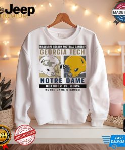 Official Notre Dame Fighting Irish vs Georgia Tech Football Gameday October 19,2024 Matchup shirt