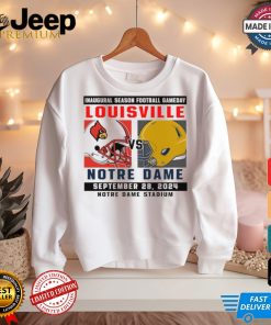 Official Notre Dame Fighting Irish vs Louisville Football Gameday September 28,2024 Matchup shirt