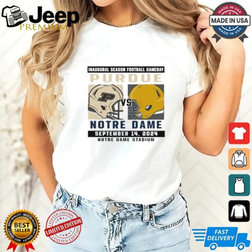 Official Notre Dame Fighting Irish vs Purdue Football Gameday September 14,2024 Matchup shirt