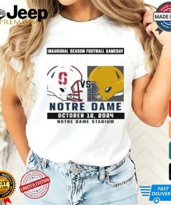 Official Notre Dame Fighting Irish vs Stanford Football Gameday October 12,2024 Matchup shirt