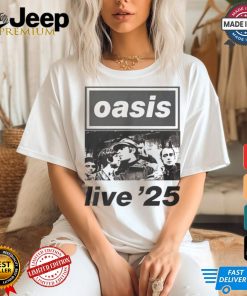 Official OASIS Live ’25 tour photos t shirt