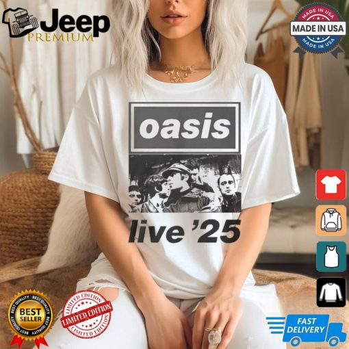 Official OASIS Live ’25 tour photos t shirt