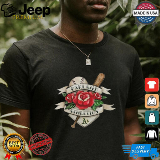 Official Oakland Athletics Tattoo Rose 2024 Shirt