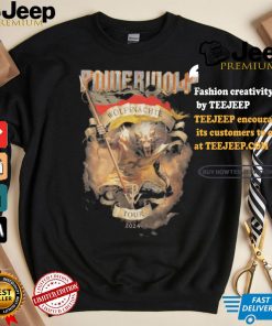 Official Oberhausen Powerwolf Wolfsnächte Tour 2024 shirt