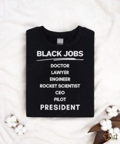 Official Official Biden Trump Debate 2024 Black Jobs T Shirt