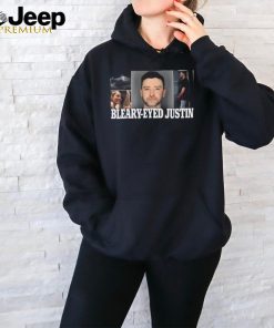 Official Official Bleary Eyed Justin Justin Timberlake Mugshot Shirt