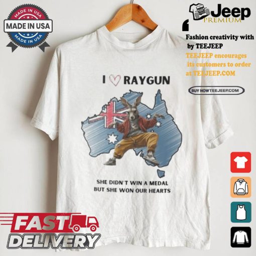 Official Official I Love Raygun Kangaroo Olympics 2024 Shirt