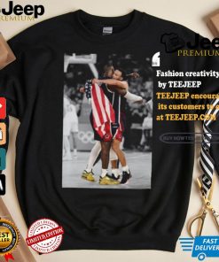 Official Official Lebron James & Stephen Curry USA National Team 2024 Champion Shirt